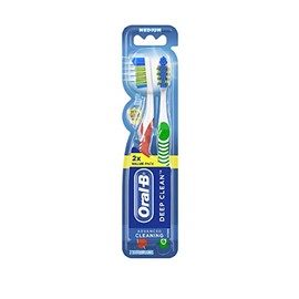 Oral-B Complete Deep Clean Toothbrushes, Medium, 2 Count