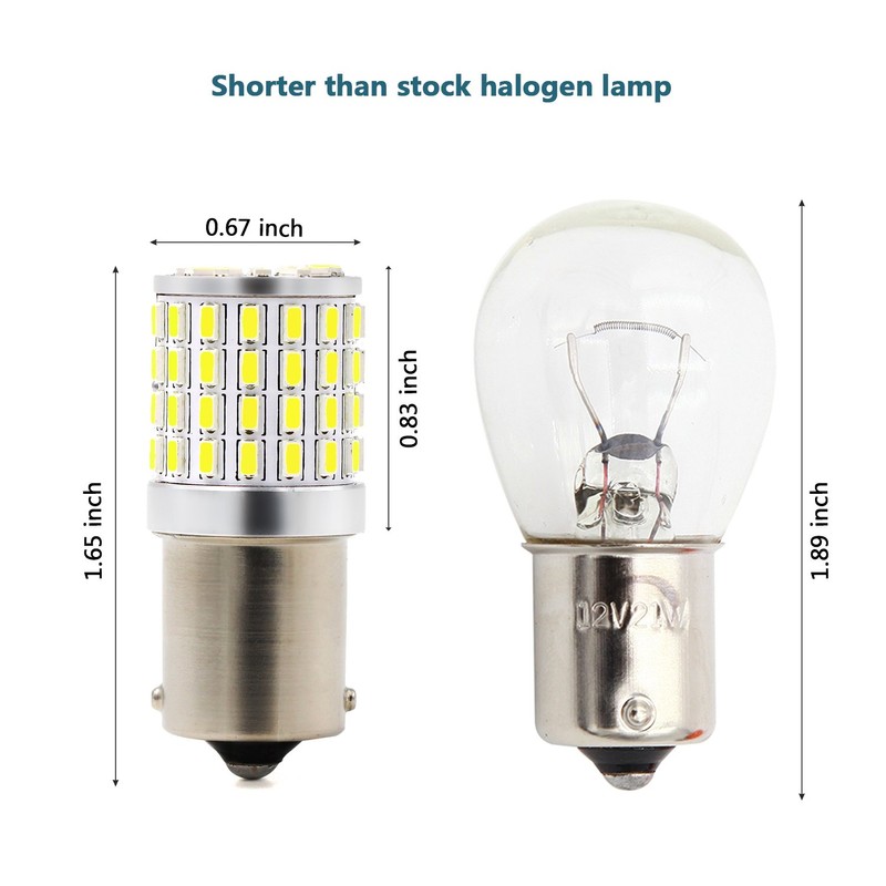 PHINLION 2000 Lumens 7506 1156 LED White Bulbs Super Bright