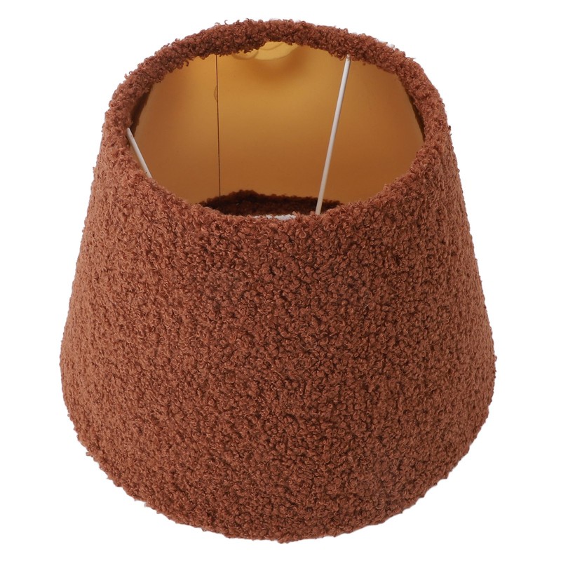 Table Lamp Shade Plush Cloth Tapered Simple Exquisite Lampshade for