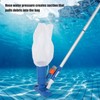 Portable Pool Vacuum Jet with 4 Section Poles Underwater Cleaner