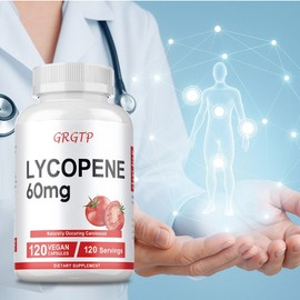 Lycopene supplement for men Natural tomato extract powder that helps strengthen skin heart and immunity 100% vegetable lycopene complex, 1 pack, 120 tablets / 남성을 위한 라이코펜 보충제 피부 심장 및 면역력 강화에 도움을 주는 천연 토마토 추출물 분말 100% 식물성 라이코펜 복합체, 1개, 120정
