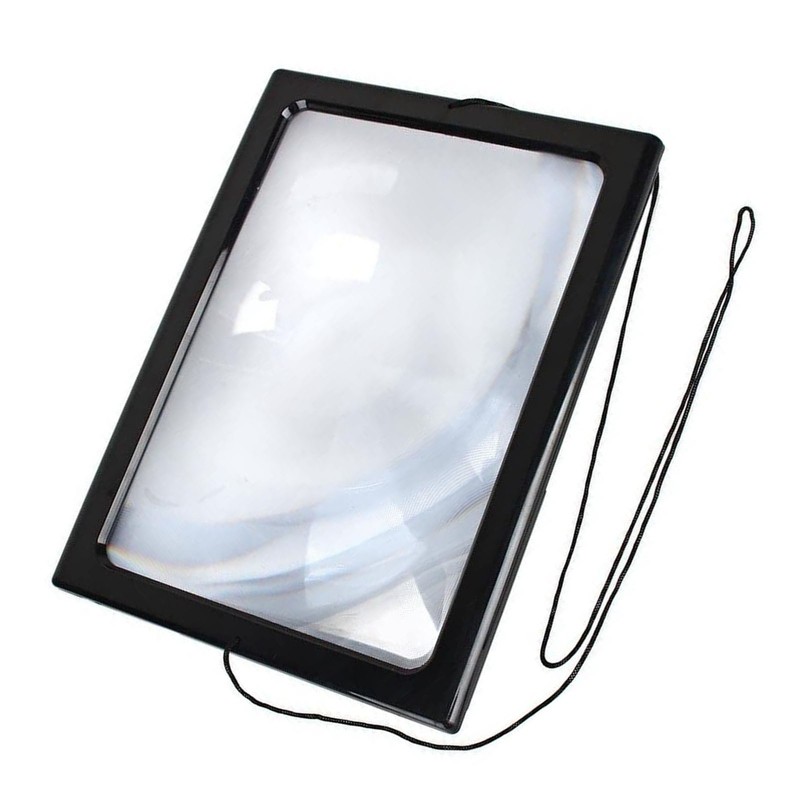 Reading Magnifying Glass 3X Foldable Hands Free Large Page Magnifier