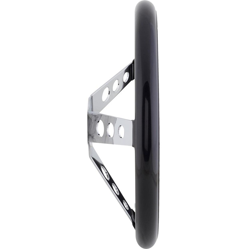 Speedway Classic 13 Inch Black Steering Wheel | Smooth Cushion