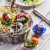 Taste of Poland Polish Easter Handpainted Wooden Eggs (Pisanki) in