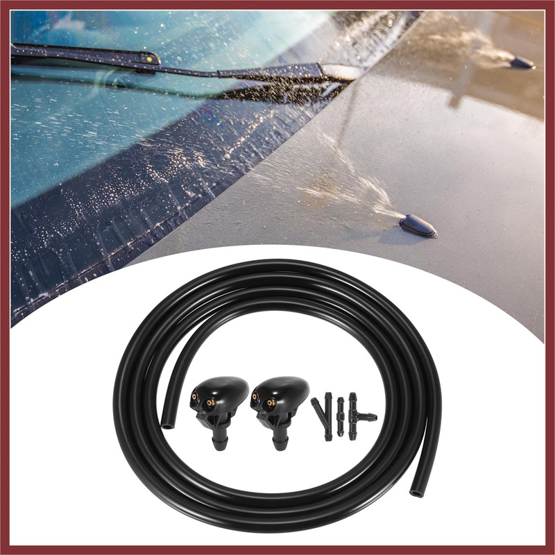 HEROFFIX Front Windshield Washer Nozzle Sprayer Kit for Nissan Frontier