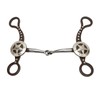 Horse Mouth Bit Hand Carved Antique Bronze Rustproof Stainless Steel