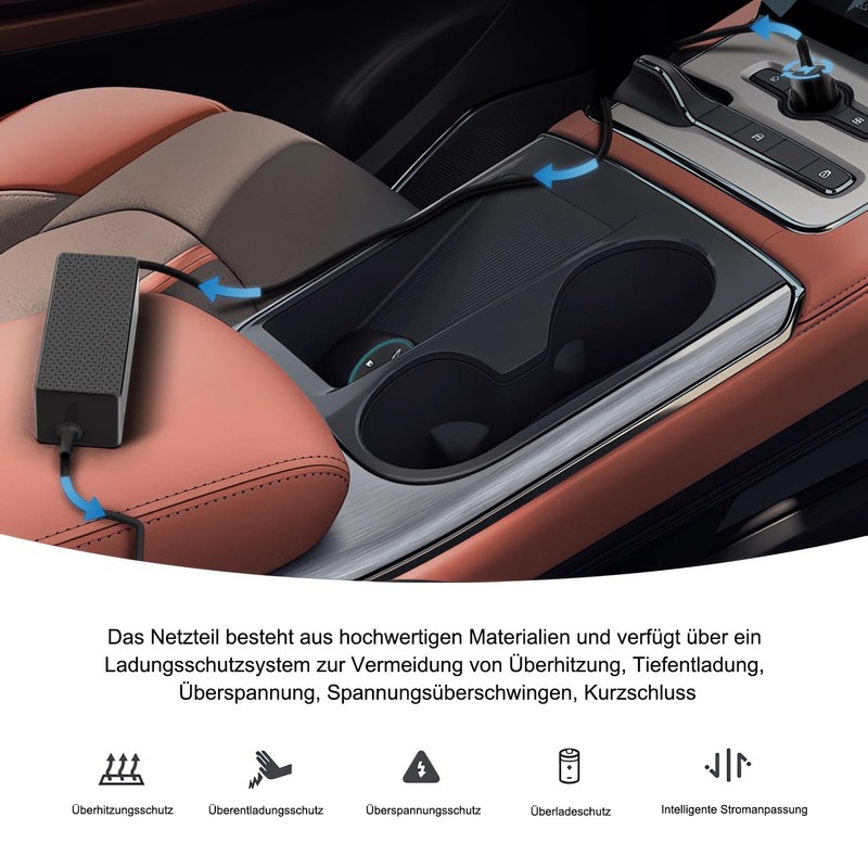 HKY 20V 65W PD3.0 USB C 12V-24V Vehicle Power Supply