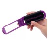 Maíz Mini Cepillo Cabello + Espejo Plegable Portatil Bolsillo