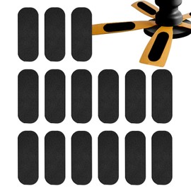 15 Pack Ceiling Fan Filters for Blades, Activated Coconut Shell Carbon Filters,Easy to stick Air Filter Pad is Used to Eliminate Household Kitchen Odors and Dust Pollutants Making the Air Fresh