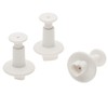 Ateco Set of 3 Sugar Paste Heart Cutters