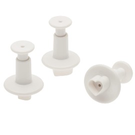 Ateco Set of 3 Sugar Paste Heart Cutters