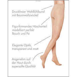 KUNERT Women's Forming Effect 20 Matt Fine Tights, Beige (teint 3520), 10/12 (Manufacturer Size: 44/46)