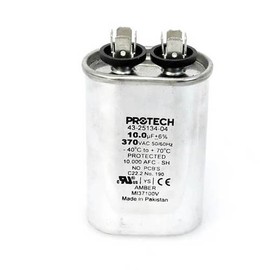 43-20847-12 -Rheem OEM Oval Replacement Run Capacitor 10 UF/MFD 370 Volt