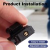 Gosknor 2pcs Windshield Washer Nozzles, Plastic Adjustable Windscreen Wiper Nozzle