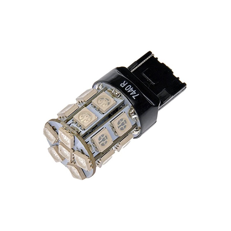 Dorman 7440R-SMD 7440 Red 5050SMD 20LED Bulb Compatible with Select