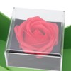 Rose Jewelry Box Apple Rose Shape Acrylic Jewelry Gift Box