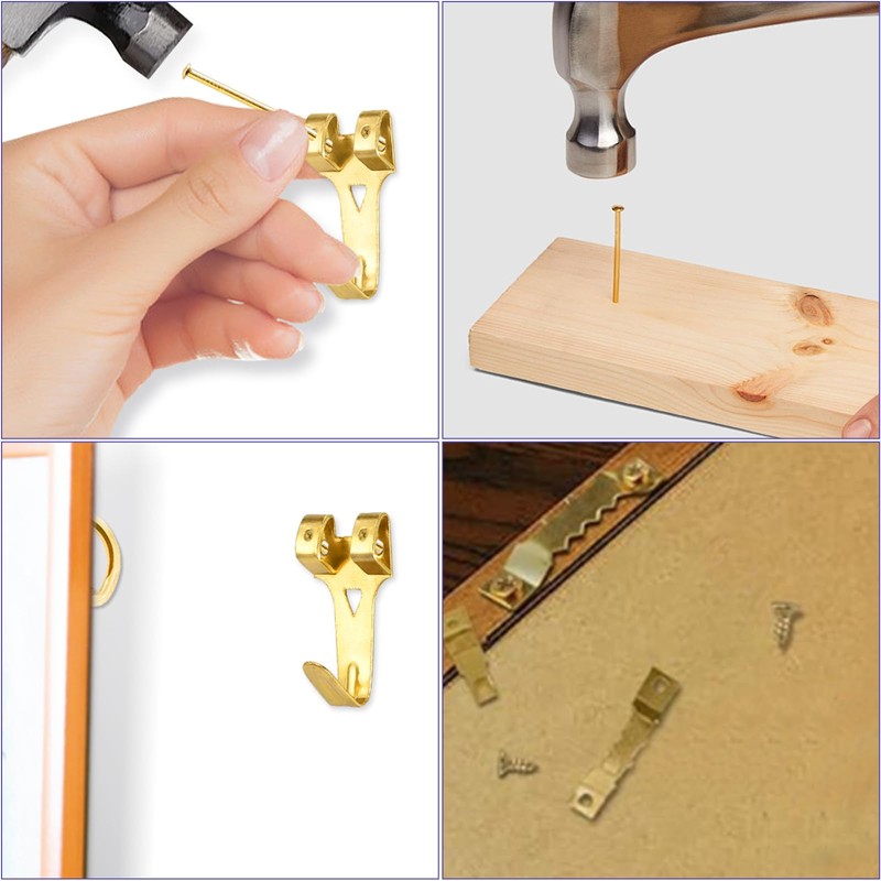 Picture Hanging kit for mounting on Picture Frames and Hard