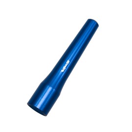 VMS Racing Blue 3” inch P Style Short CNC Machined Billet Aluminum Antenna in Blue Compatible with Honda Element DX EX LX EX-P