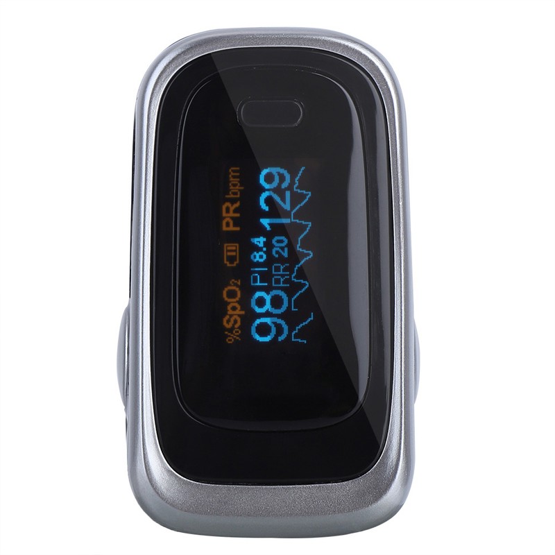 Finger Pulse Oximeter SPO2 PR PI RR Monitoring Blood Oxygen
