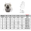 M4 304 Stainless Steel Bearing Simplex Single Bolt Wire Rope