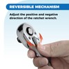 Der Erwachte 3-Piece Ratchet Set, Quick Release Reversible, 72-Tooth, 1/4",
