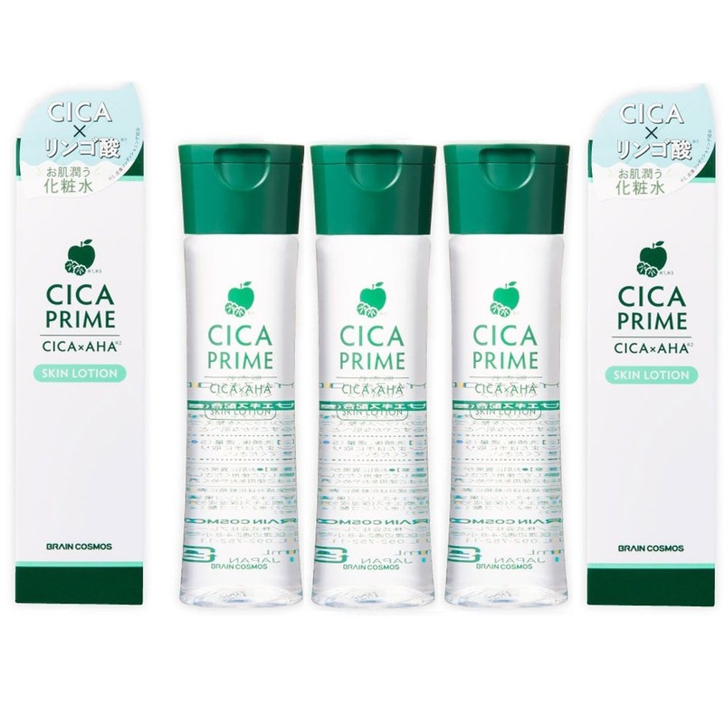 BrainCosmosFirst Pick [1+1] Cica AHA BHA Exfoliation Peeling Toner Skin