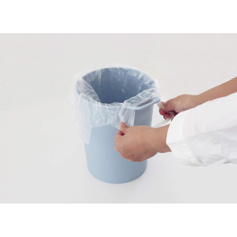 Way-be 239970 TapTrash Trash Can with Hidden Bag, Smoky Blue,