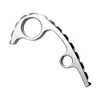 Espaciador trasero de titanio satinado liso para Spyderco Para 3