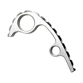 Espaciador trasero de titanio satinado liso para Spyderco Para 3 cuchillos, lavado de piedra