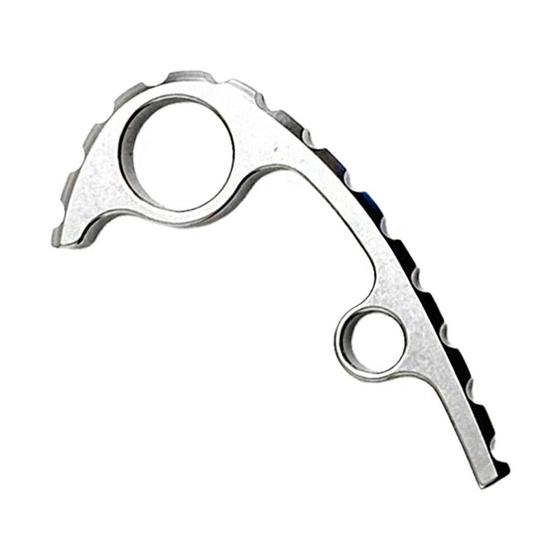 Espaciador trasero de titanio satinado liso para Spyderco Para 3