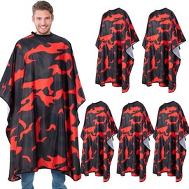 Hair Cutting Kit - Black Hair Cutting Barber Cape Professional Nylon Waterproof Chemical Salon Color Cape for hair stylist, 62" x 54"