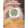 Compact Thermometer Hygrometer Indoor Digital Mini Humidity Meter Room Temperature