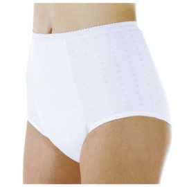 3-Pack Women's Super Absorbency Incontinence Panties White Medium (Fits Hip 38-40")