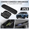 Autorder 2PCS Center Console Organizer for 2019-2025 Toyota RAV4 Accessories
