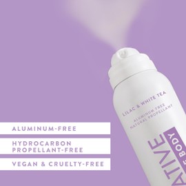 Native Whole Body Deodorant Spray Contains Naturally Derived Ingredients, Deodorant for Women & Men | 72 Hour Odor Protection, Aluminum Free with Coconut Oil and Shea Butter | Lilac & White Tea