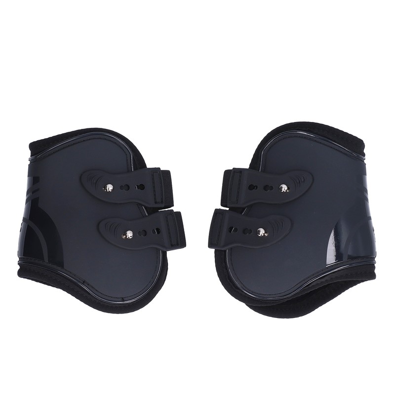 2Pcs Horse Tendon Boots Set Sturdy Adjustable PU Shell Tendon