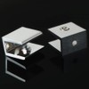 SAYAYO Glass Shelf Brackets Stainless Steel, Adjustable Railing Holder for