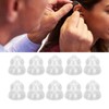10 Pcs Sound Amplifier Dome Soft Silicone Anti Static Dual