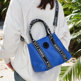 Bolsa tote bag mujer,Bolsa de mano de moda,Bolsa crossbody de gran capacidad,Tote bag mujer,Hombro único Ajustable adecuado para Viajar,Trabajar,Salir,Ir de Compras,Uso Diario (Azul)