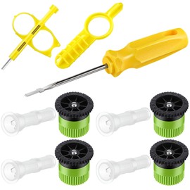 11 Pack Sprinkler Head Adjustment Tool Kit Compatible with Hunter MP PGP, Rain Bird 5000 MP Rotator, Includes 10AP Spray Nozzles, Filters and Pull Up Tool for Lawn Irrigation System