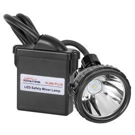 KL8M.Plus - Lámpara de minería de seguridad superbrillante, 1+6 LED, para minería, sombrero duro, profesional a prueba de explosiones, cabeza de minería, linterna impermeable