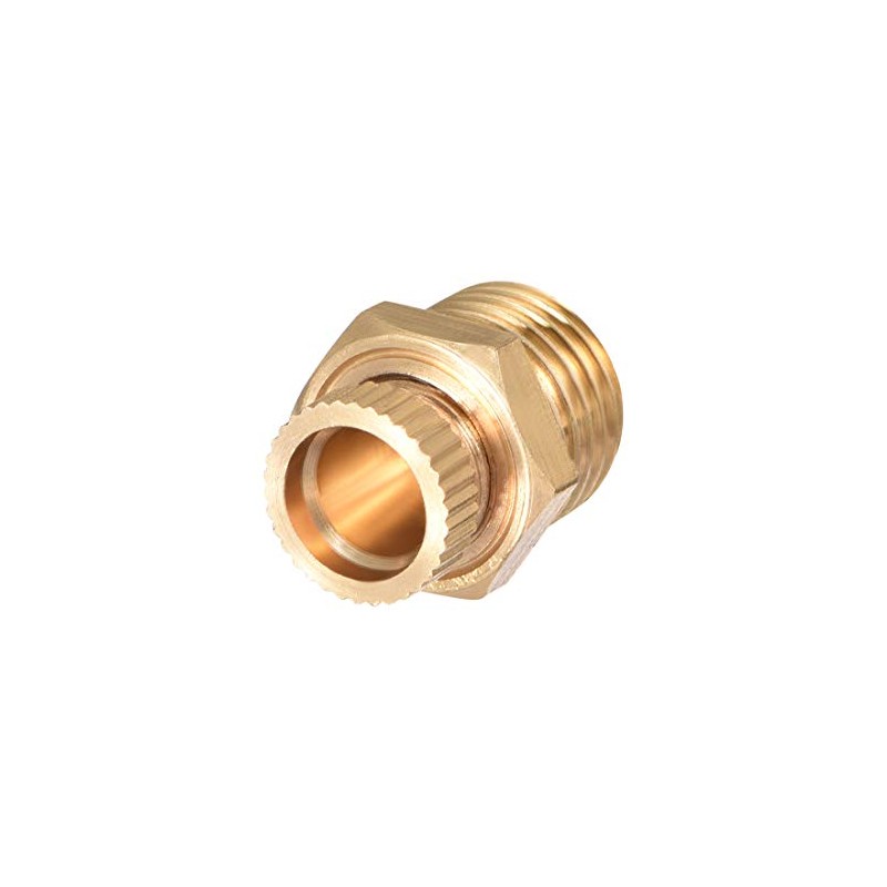 sourcing map Air Compressor G1/4 Male Thread Water Drain Valve