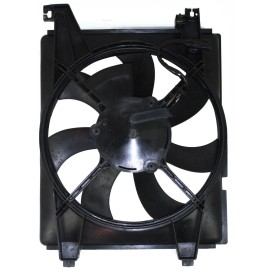 Evan-Fischer A/C Condenser Cooling Fan For 2001-2006 Hyundai Elantra 2003-2008 Tiburon