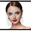 Full Face Protective_Shield_Visor, Plastic Adjustable Transparent Face_Visor Resistant to Prevent