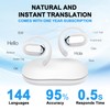 Harryfit Translation Earbuds Real Time,Ai Language Translation Headphones,Open-Ear Translating Ear
