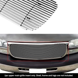 APS Compatible with 2001-2006 GMC Yukon Yukon Denali 1999-2002 Sierra Main Upper Billet Grille N19-A40756G