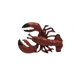 TG,LLC Treasure Gurus Red Nautical Lobster Metal Drawer Pull Dresser Knob Kitchen Cabinet Hardware Coastal Beach Home Decor