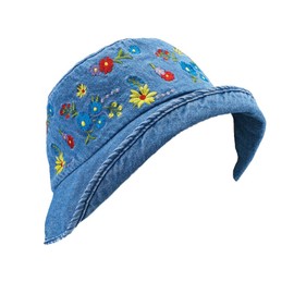 Easylife Embroidered Hat (Blue). Ladies Sun Hat with Roll-Down Brim (One Size). Sun Hat Women Will Enjoy Wearing. Summer Hats For Women. Sun Hats For Women. Women's Sun Hats - Fully Guaranteed | Blue