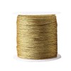 Pengxiaomei 218 Yards/656 Feet Metallic Cord, 2 Pcs Spool Metallic