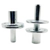 2 Sets M12 Metal Bedpost Connectors Screw-in T-nut Bedpost Connectors
